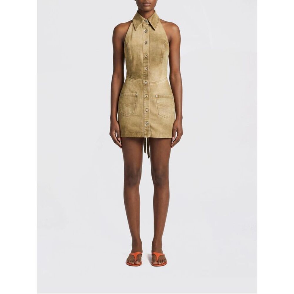 Blumarine Dress Woman Beige
